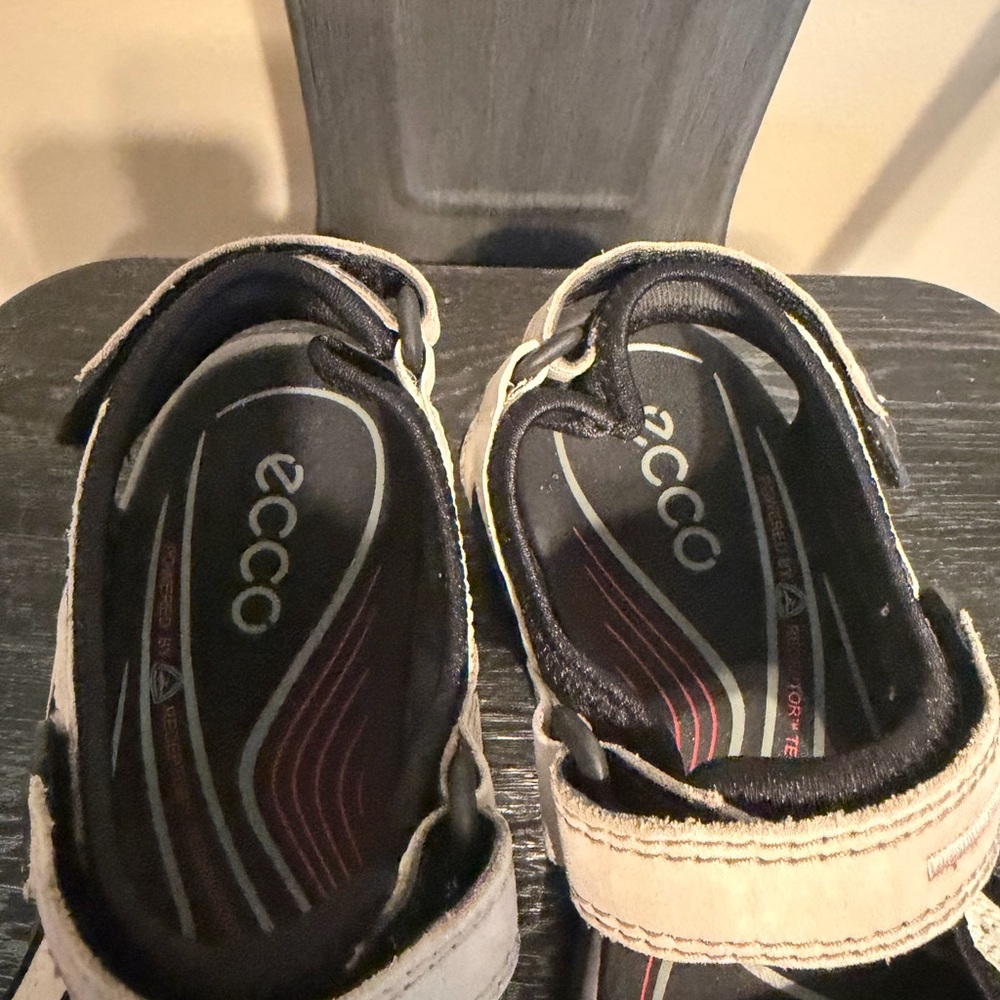 ECCO Offroad Nubuck Sandals Beige EU 37 - Picture 3 of 12